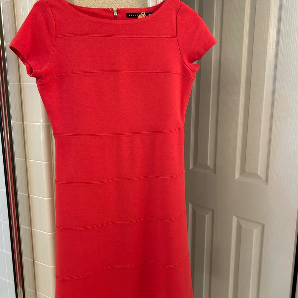 Ivanka Trump Pink Sheath Mini Dress for Work